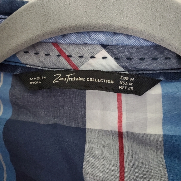 ZARA trafaluc plaid studded longsleeve shirt - Picture 9 of 14